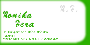 monika hera business card