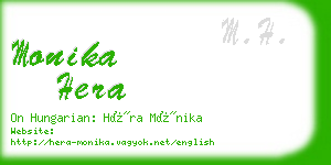 monika hera business card